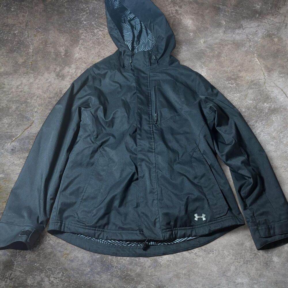 Under Armour Jacket Women’s Black Small 3-in-1 Hooded Winter Insulated